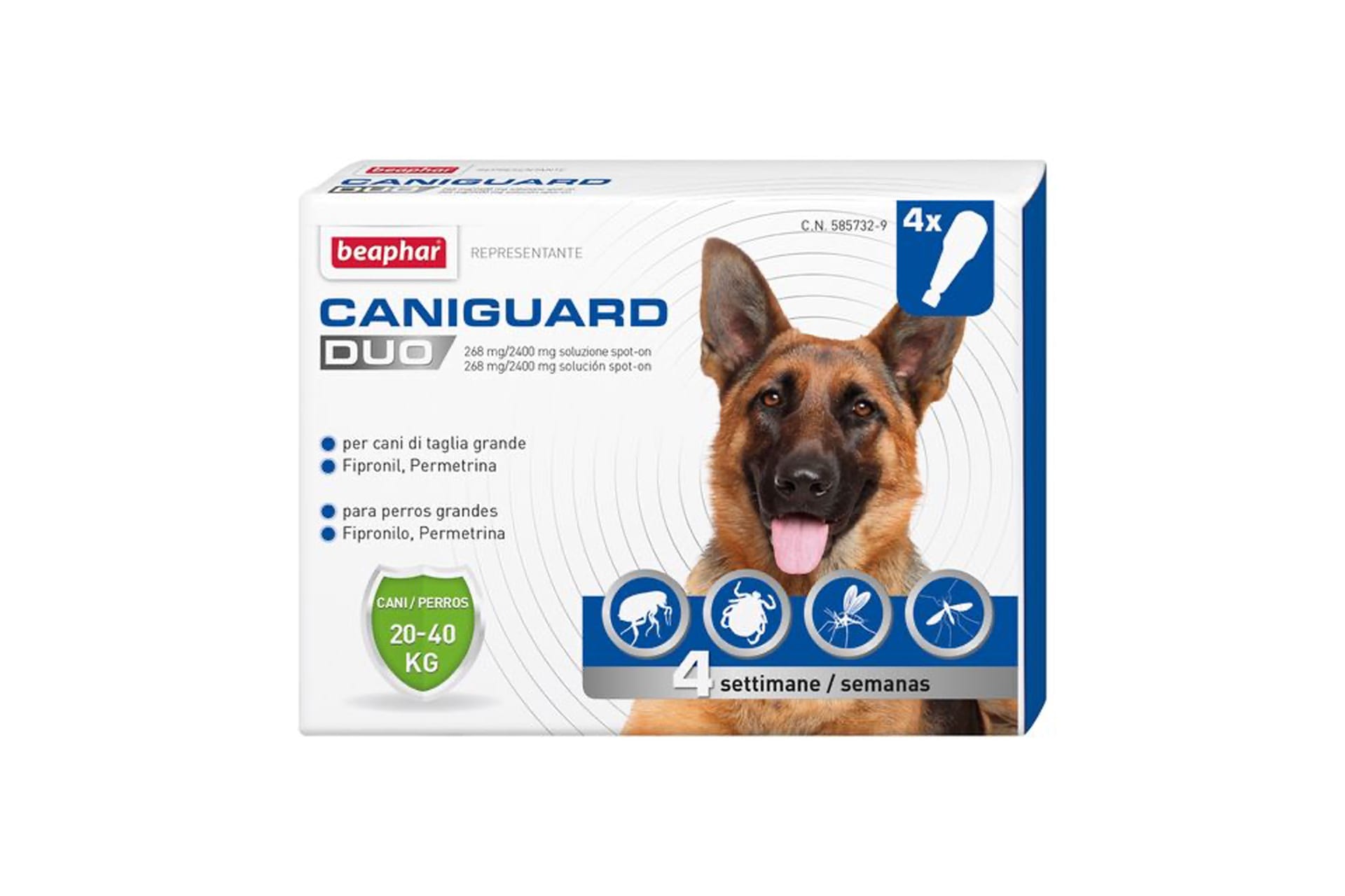 Pipetas para perros de 20kg a 40kg Beaphar