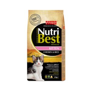 Pienso para gatitos mininos de arroz y pollo Nutribest Picart