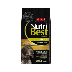 Pienso para perros adultos de cordero y arroz Nutribest Picart