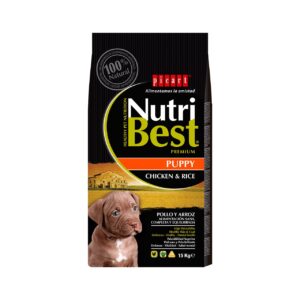 Pienso para perros cachorros de pollo y arroz Nutribest Picart