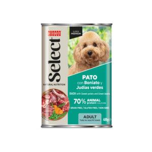 Picart Select Adult húmedo de pato con boniato y judías verdes para perros
