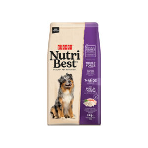Picart NutriBest Adult 7+ Years de pollo y arroz para perros