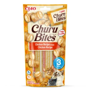 INABA Churu Bites pollo para gatos 3 × 10 g