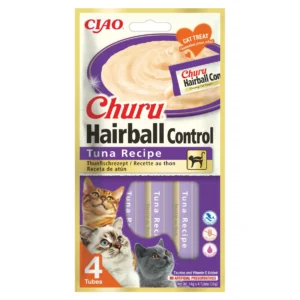 INABA Churu Hairball Control atún para gatos 4 × 14 g