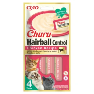 INABA Churu Hairball Control pollo para gatos 4 × 14 g