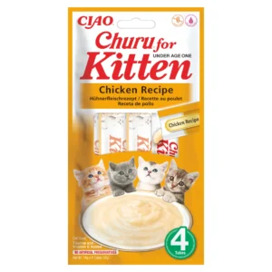 INABA Churu Kitten pollo para gatitos 4 × 14 g