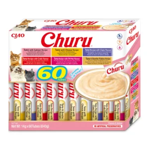 INABA Churu variedades de atún para gatos 60 × 14 g