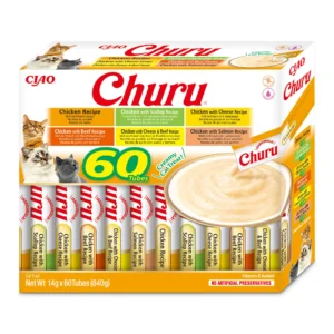 INABA Churu variedades de pollo para gatos 60 × 14 g