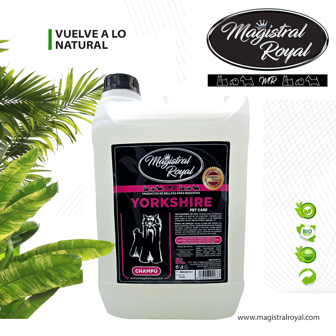 Champú para perro Yorkshire Terrier 5 L