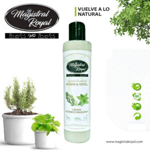 Crema Acondicionadora Romero y Mentol 250 ml
