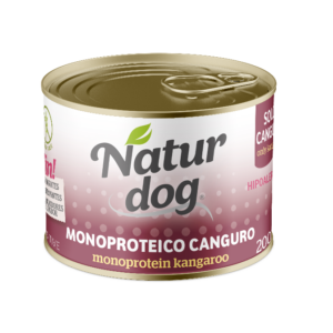 Naturdog Canguro, lata individual de 200 g; venta en pack de 6 latas